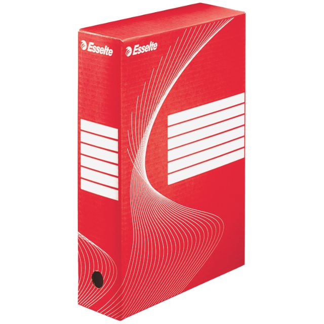 Бокс архівний ESSELTE (17329) 245х80х350мм.,червоний